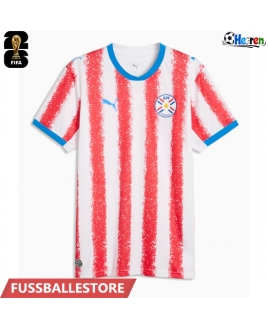 Günstige Paraguay Heimtrikot WM 2026 Kurzarm